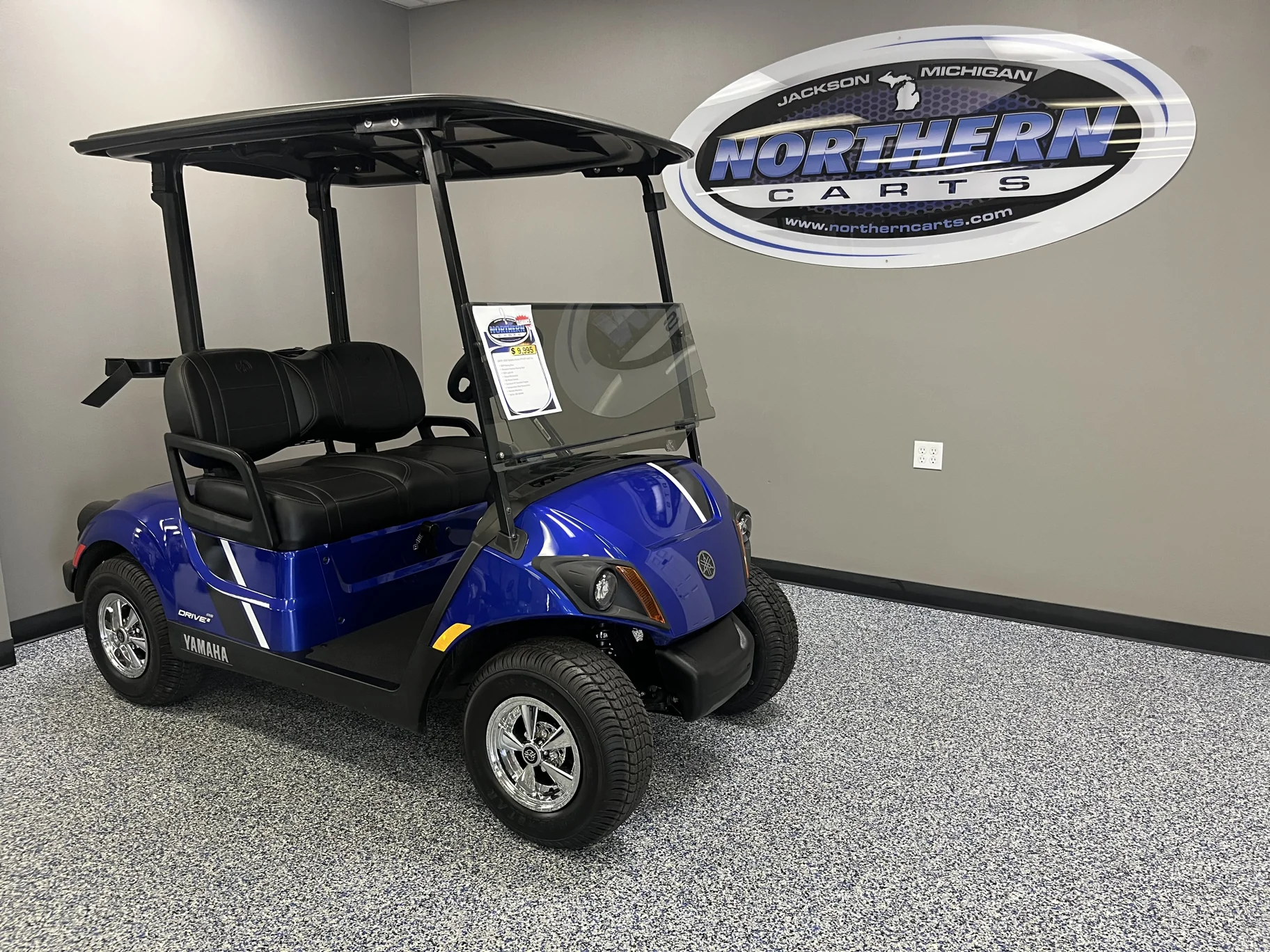 Northern Carts showroom in Jackson, Michigan